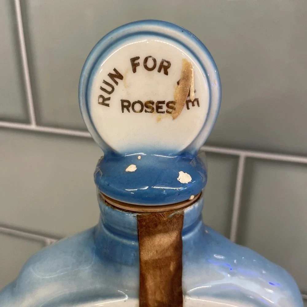Vintage Jim Beam Decanter Run For The Roses 1st Kentucky Derby Winner 1875